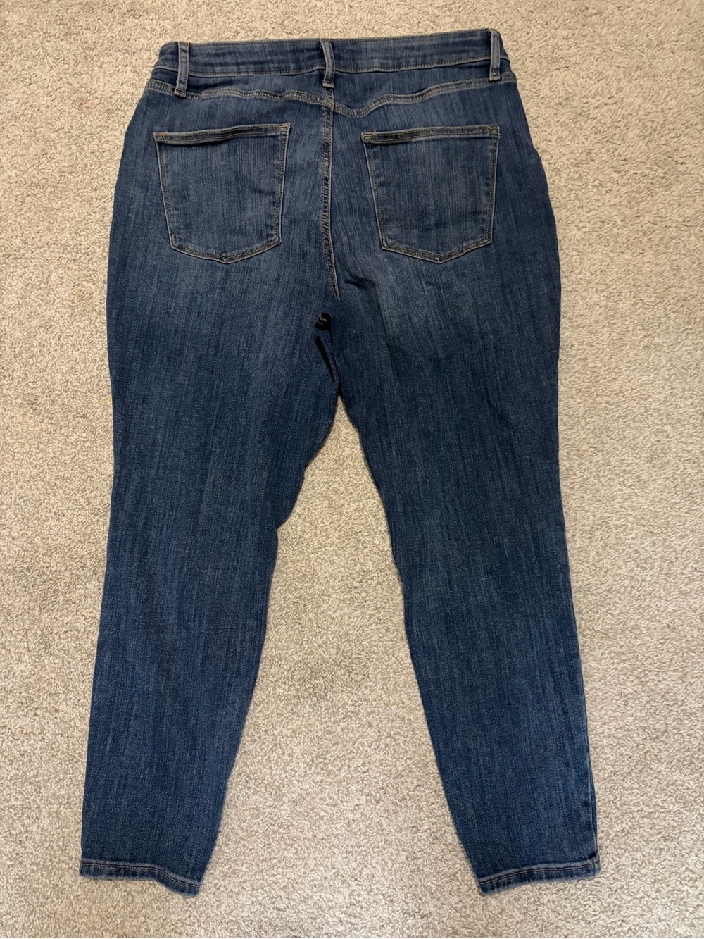 Sonoma Goods For Life Womens Skinny Jeans Size 16 Medium Wash Stretch Denim - Picture 4 of 5